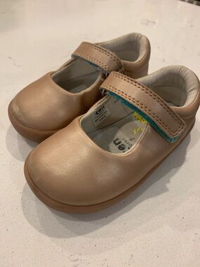 Ten Little Mary Jane’s Size 7 in Rose Gold